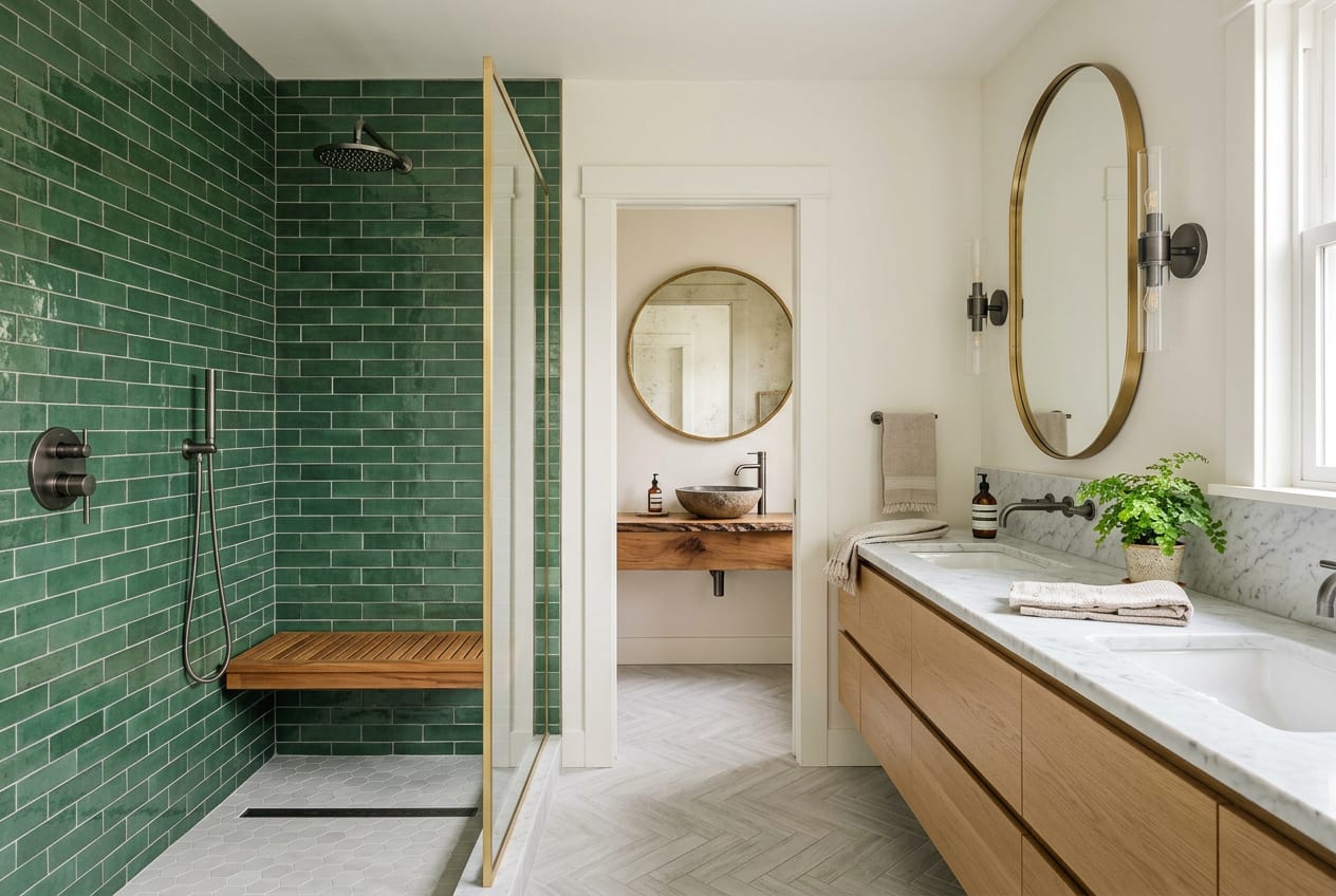 Lopez Bathroom Remodeling Company, bathroom remodeling in DuPont, completed project 1